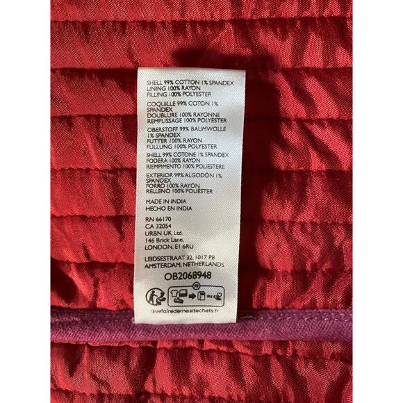 FREE PEOPLE Natalia Jacket in Sweet Heart Red Size XL - Picture 4 of 6